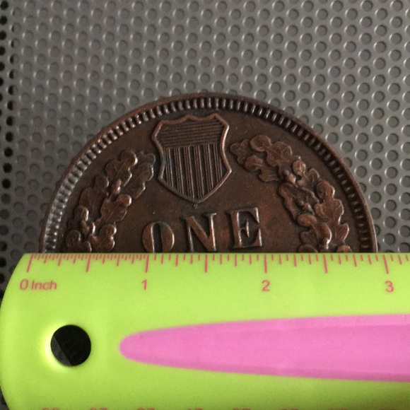 🖤Vtg 1877 One cent piggy bank - Picture 6 of 11